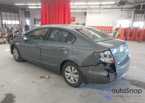 2012 Honda Civic Lx z USA, uszkodzony, nr VIN 19XFB2F50CE355314